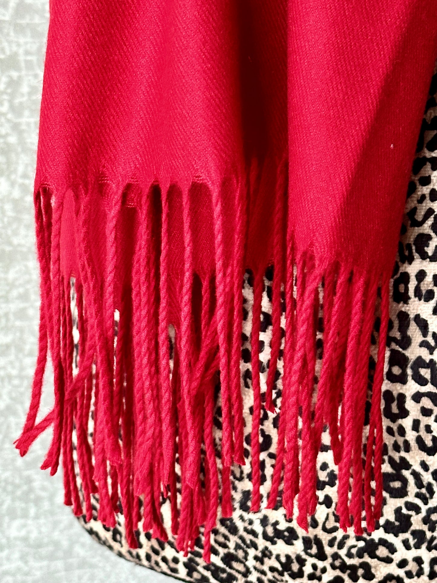 Luxury Pashmina Scarf - Berry