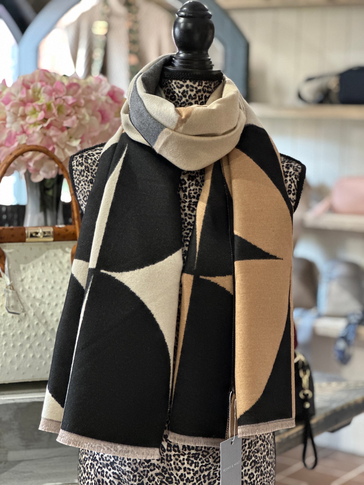 Camel Retro Scarf