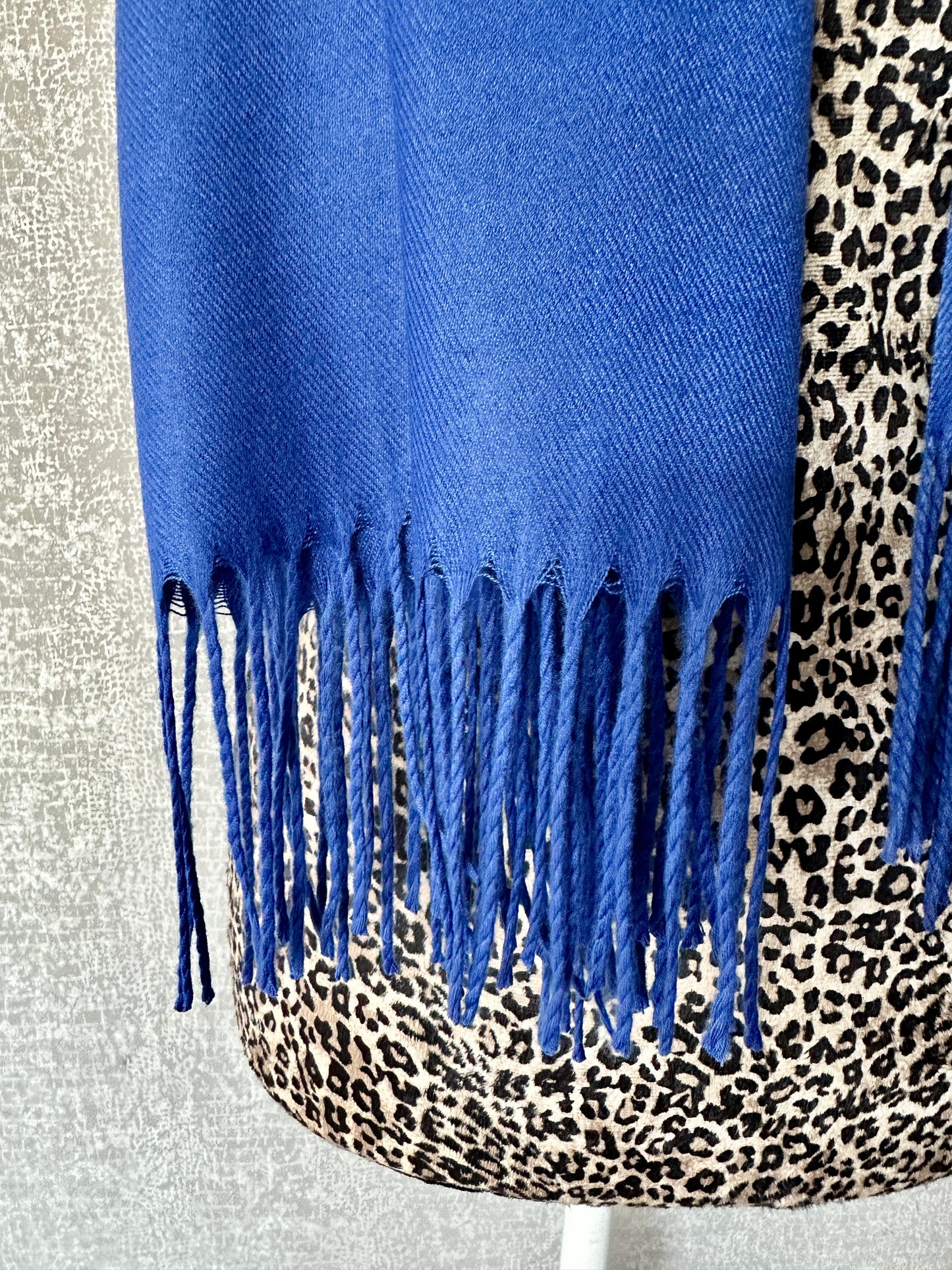 Luxury Pashmina Scarf - Blue