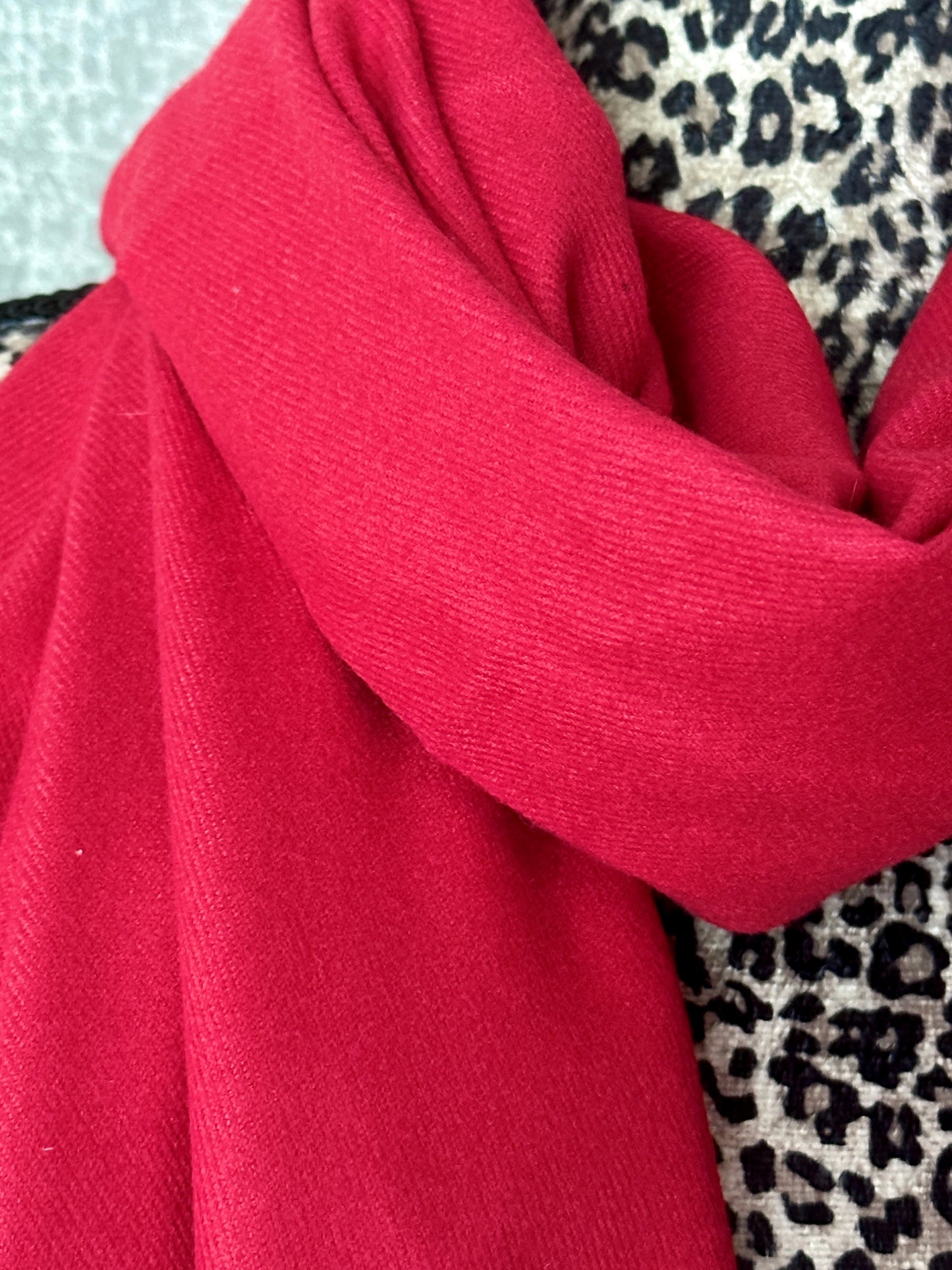 Luxury Pashmina Scarf - Berry