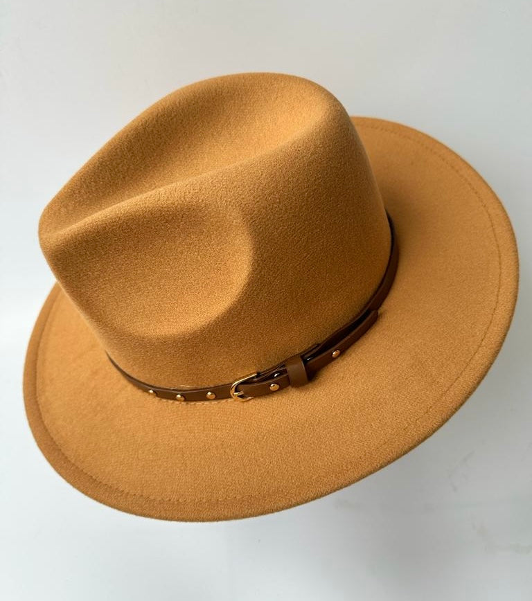 Camel Fedora Hat