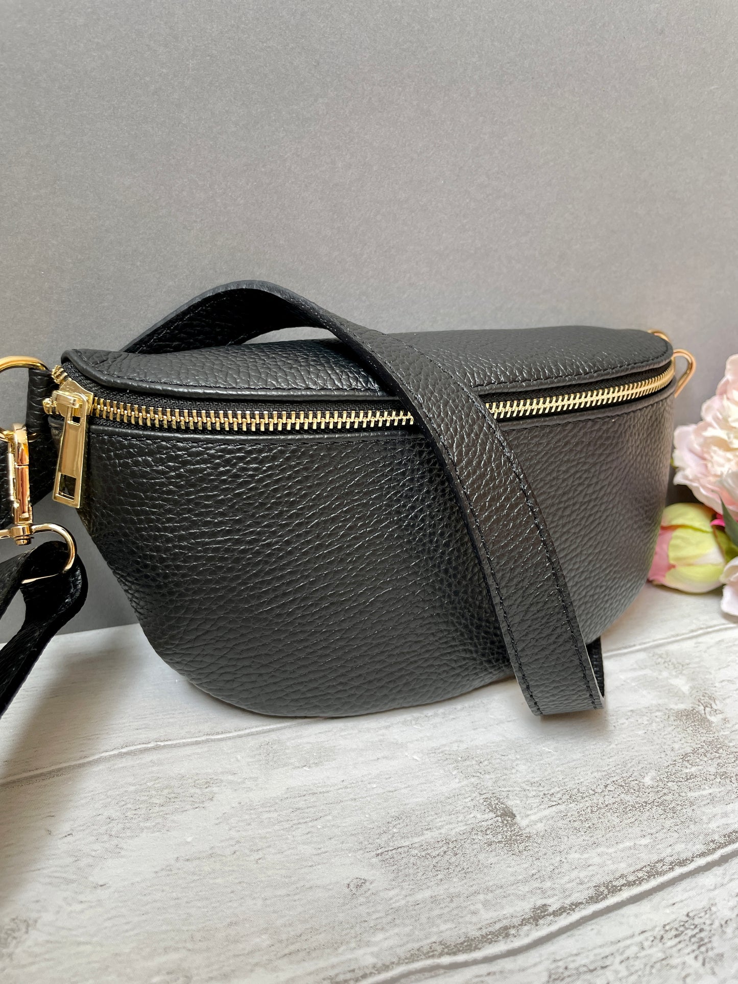 Black Luna Sling Bag