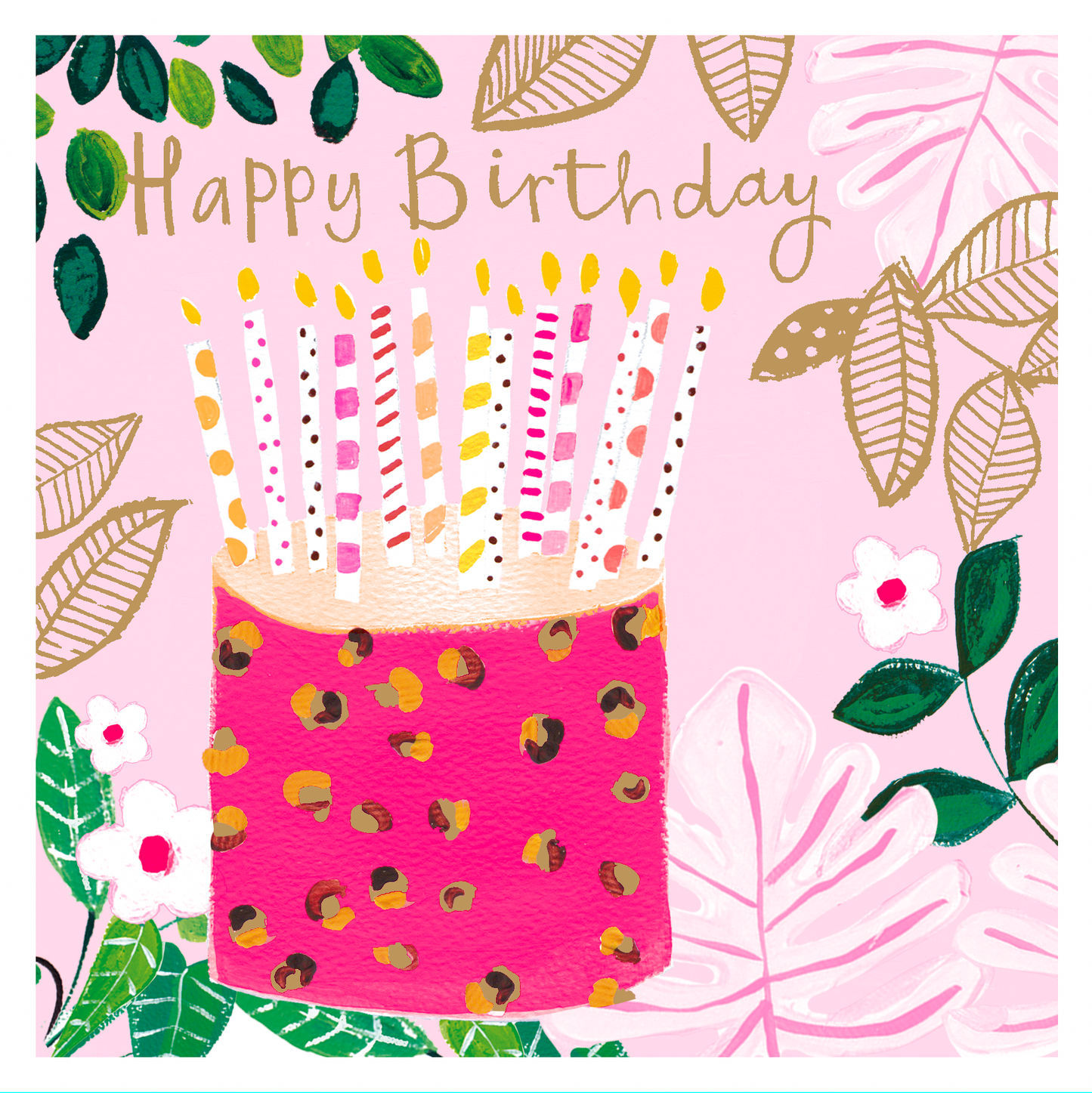 Happy Birthday Cake Card