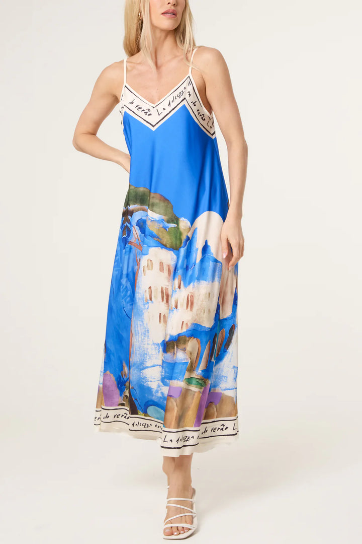 Watercolour Dress, Multi Colours