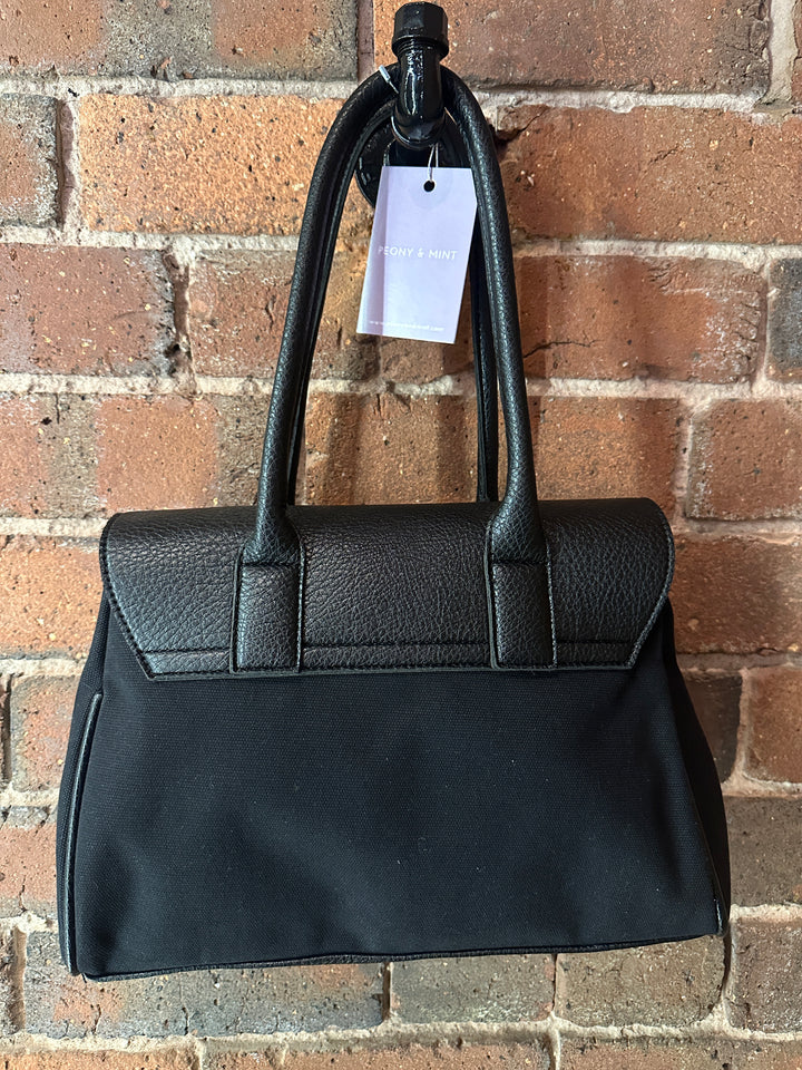 Black Twistlock Handbag