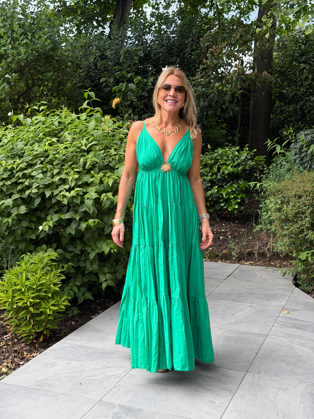 Emerald Green Maxi Dress