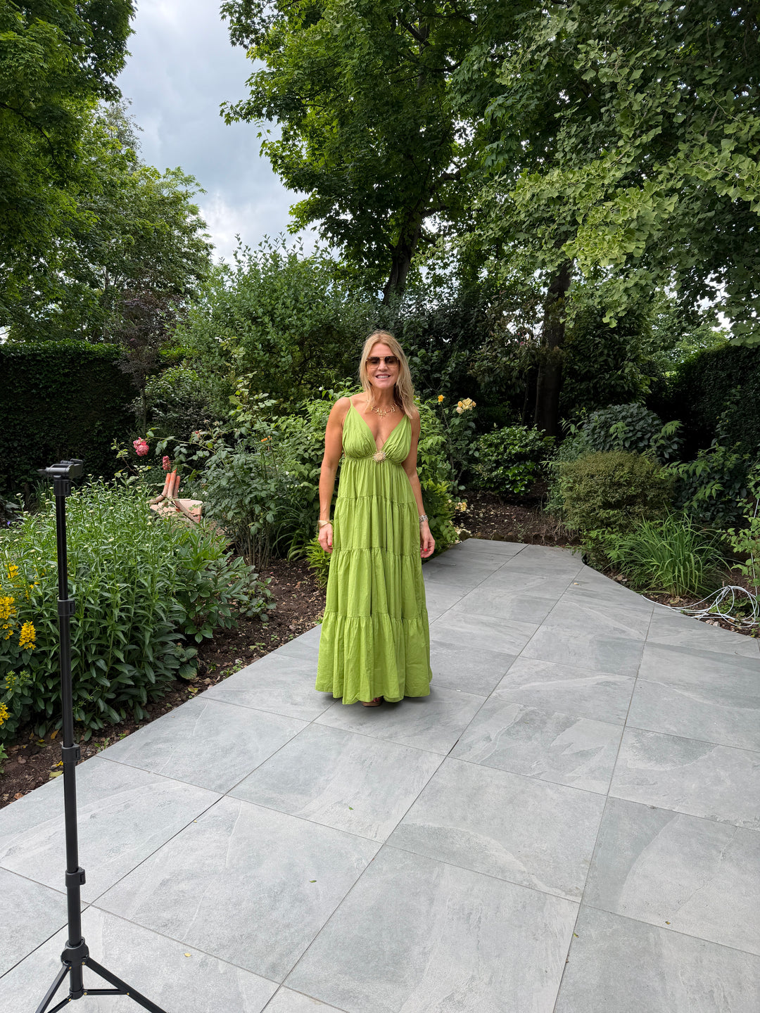 Moss Green Maxi Dress