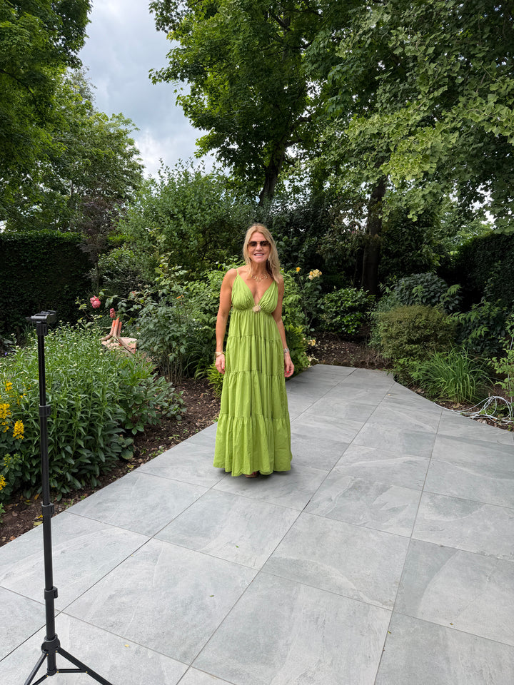 Moss Green Maxi Dress