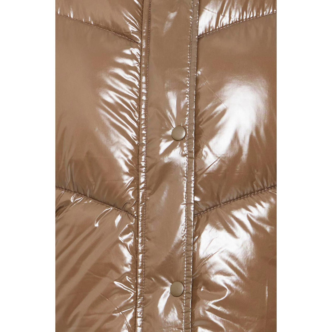 Byoung Glossy Walnut Puffer Jacket