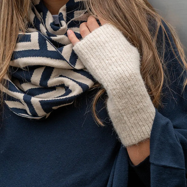 Pom Recycled Fingerless Gloves, various colours
