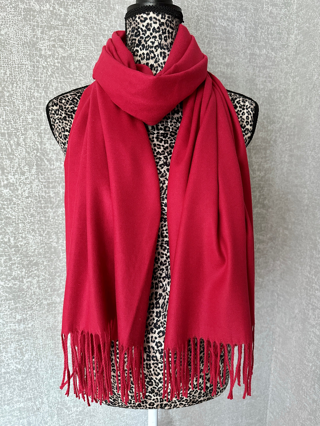 Luxury Pashmina Scarf - Berry