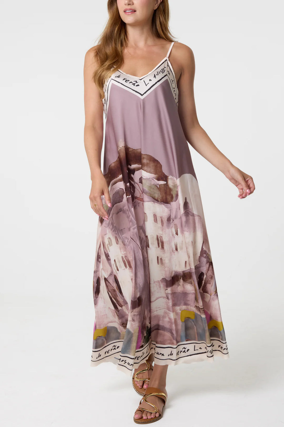 Watercolour Dress, Multi Colours