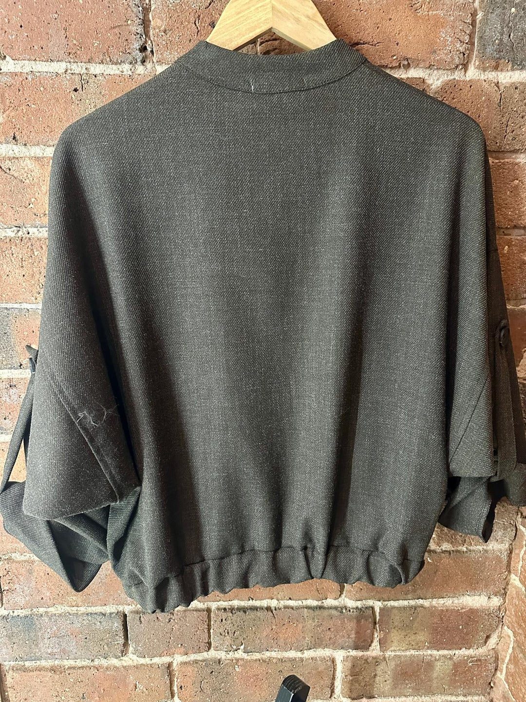 Chocolate utility jacket