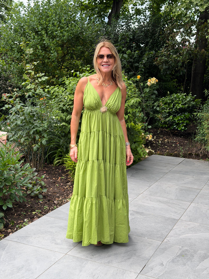 Moss Green Maxi Dress