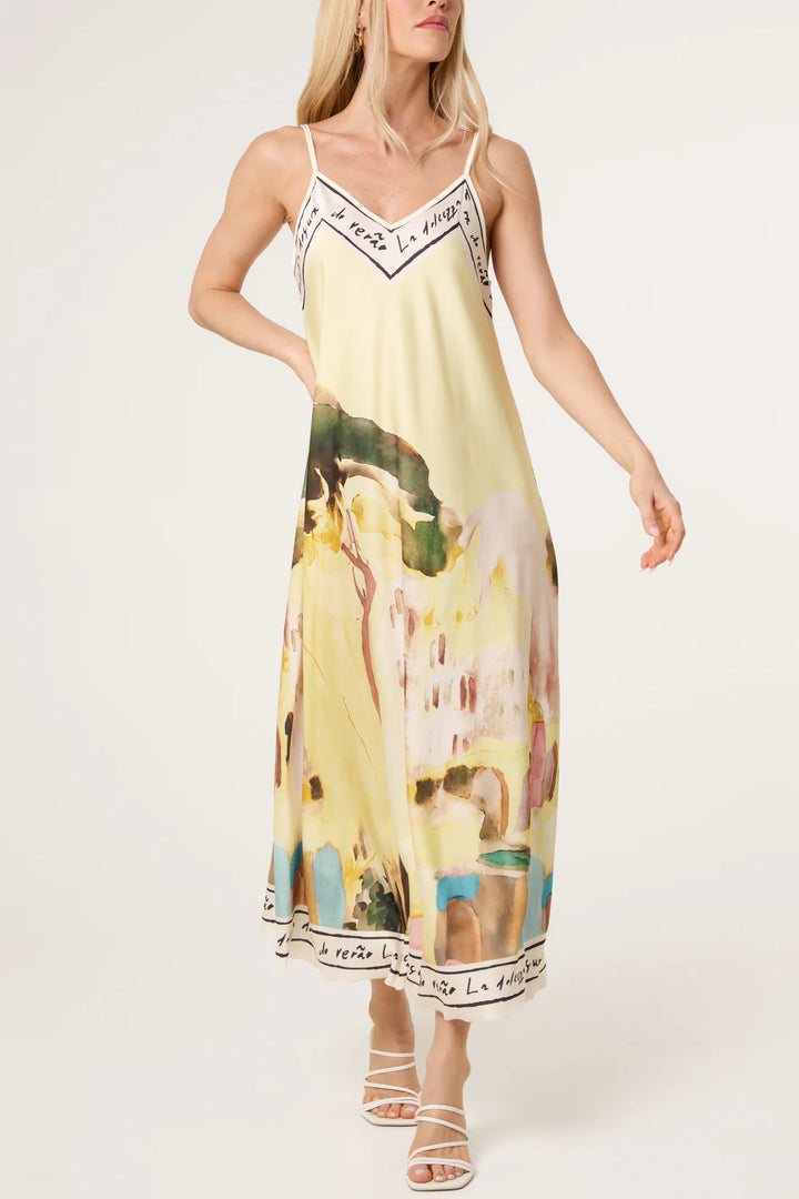 Watercolour Dress, Multi Colours