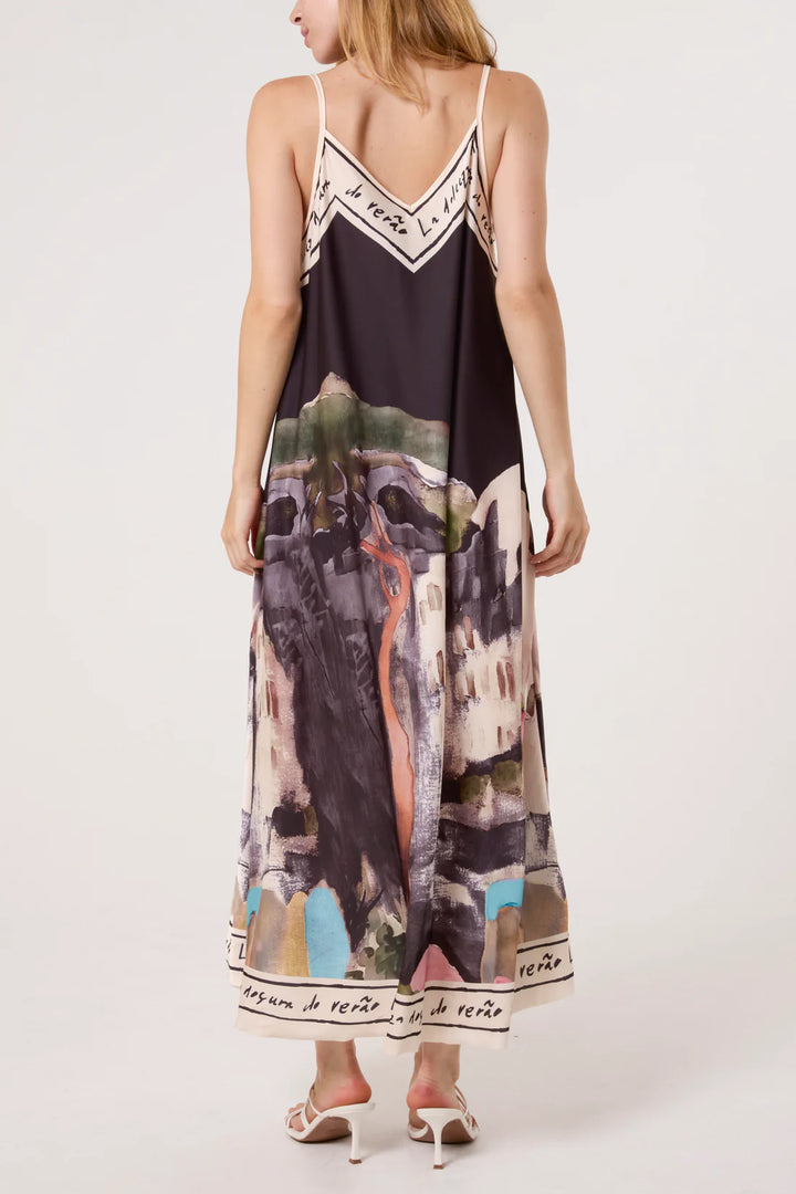 Watercolour Dress, Multi Colours
