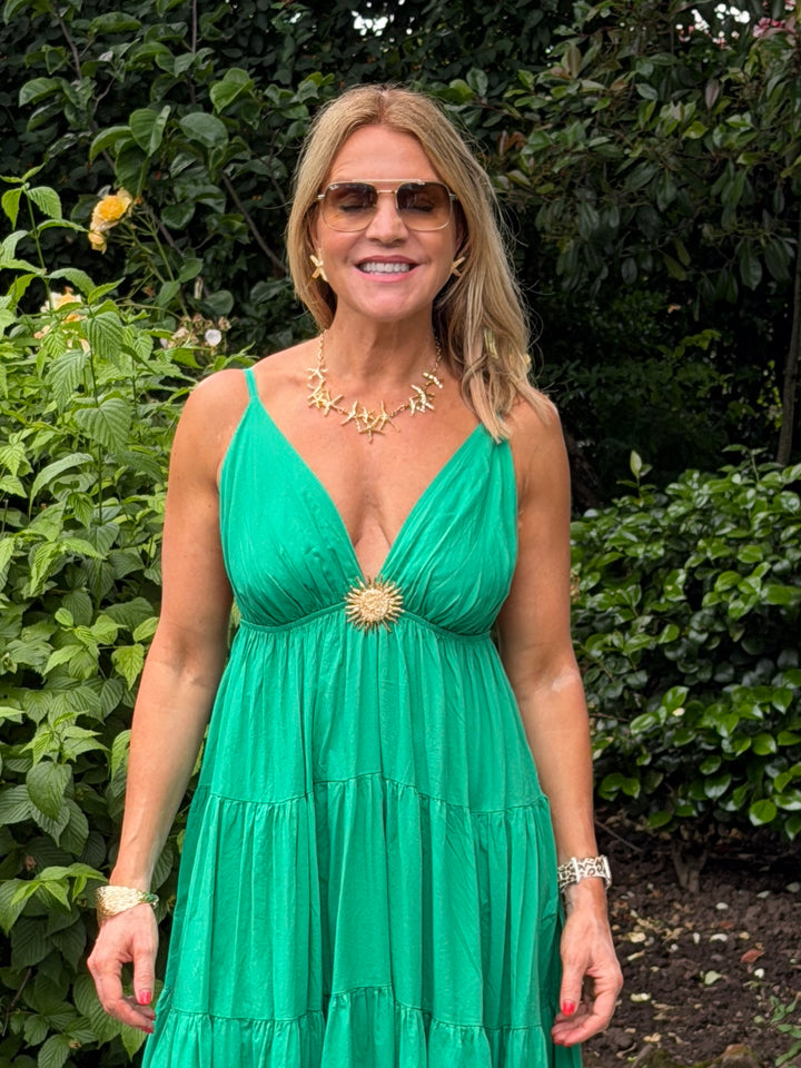 Emerald Green Maxi Dress