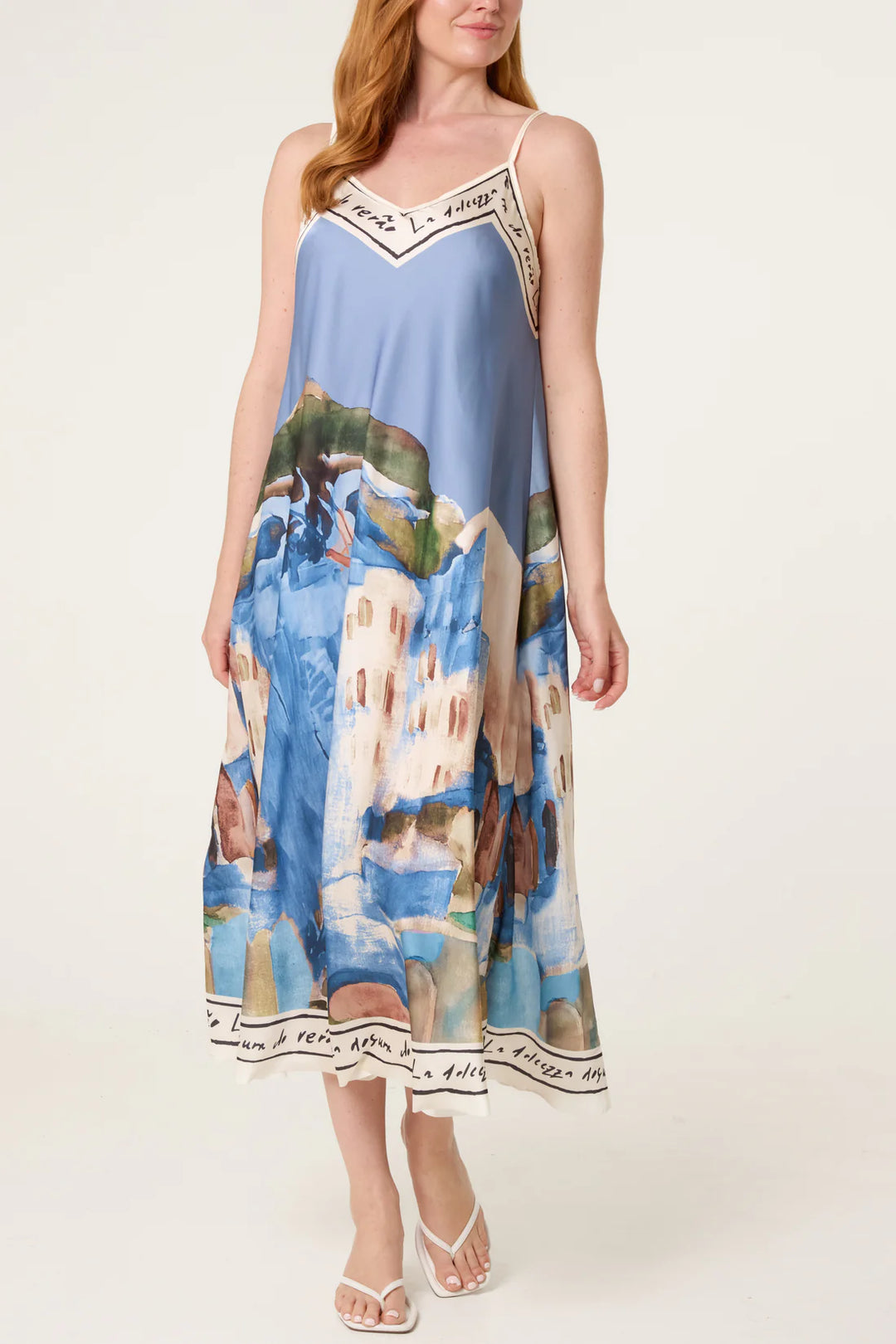 Watercolour Dress, Multi Colours