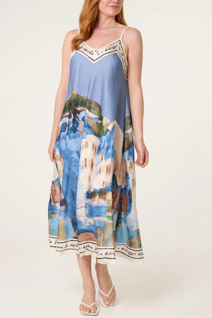 Watercolour Dress, Multi Colours