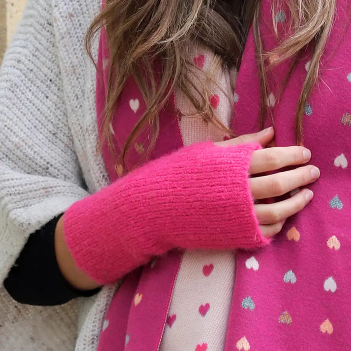 Pom Recycled Fingerless Gloves, various colours