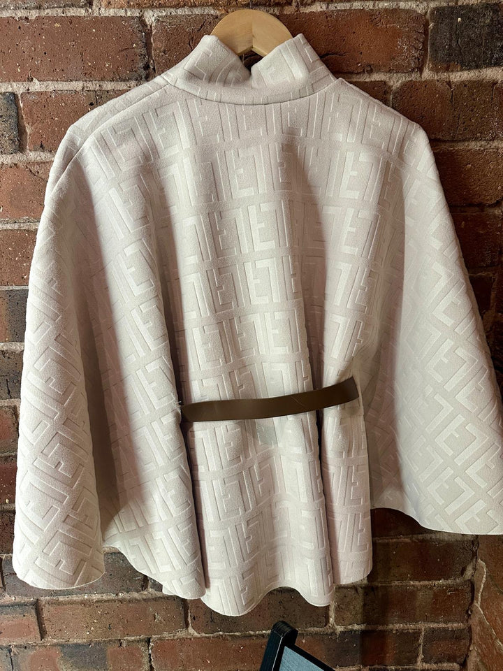 Cream Geo Cape