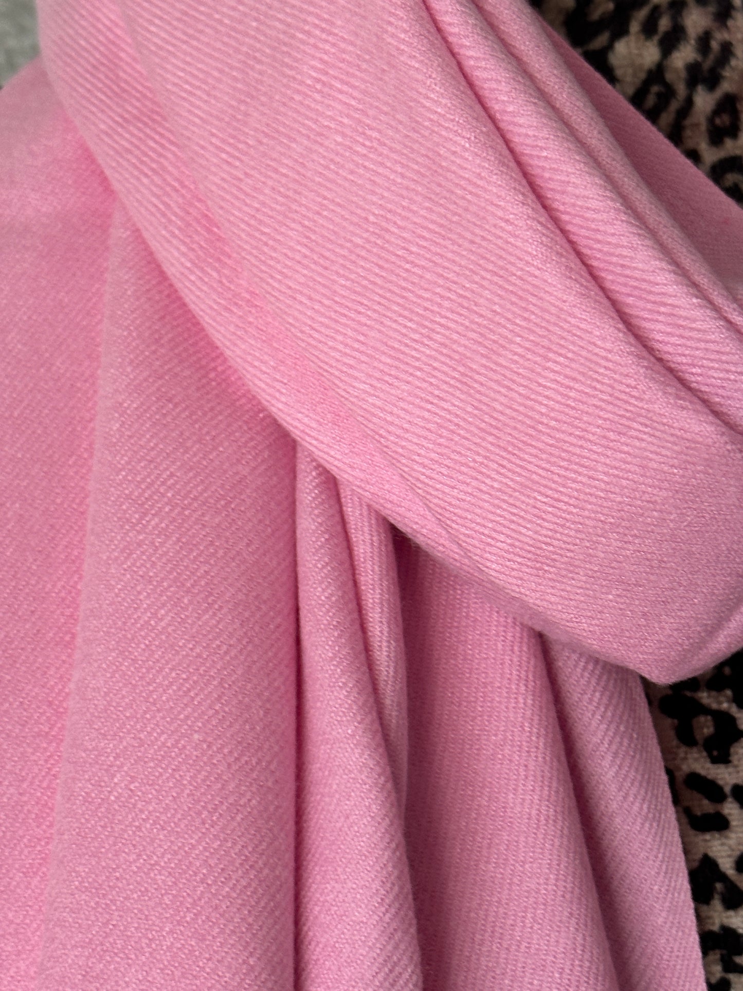 Luxury Pashmina Scarf - Pastel Pink