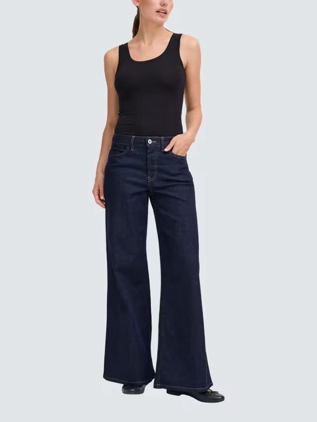 ICHI Twiggy Wide Jeans, dark denim