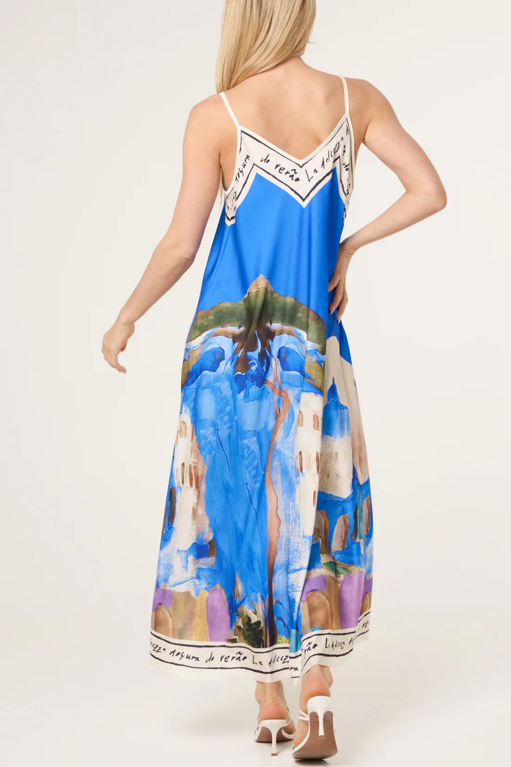 Watercolour Dress, Multi Colours