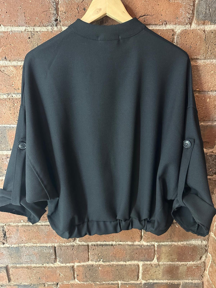 Black utility jacket