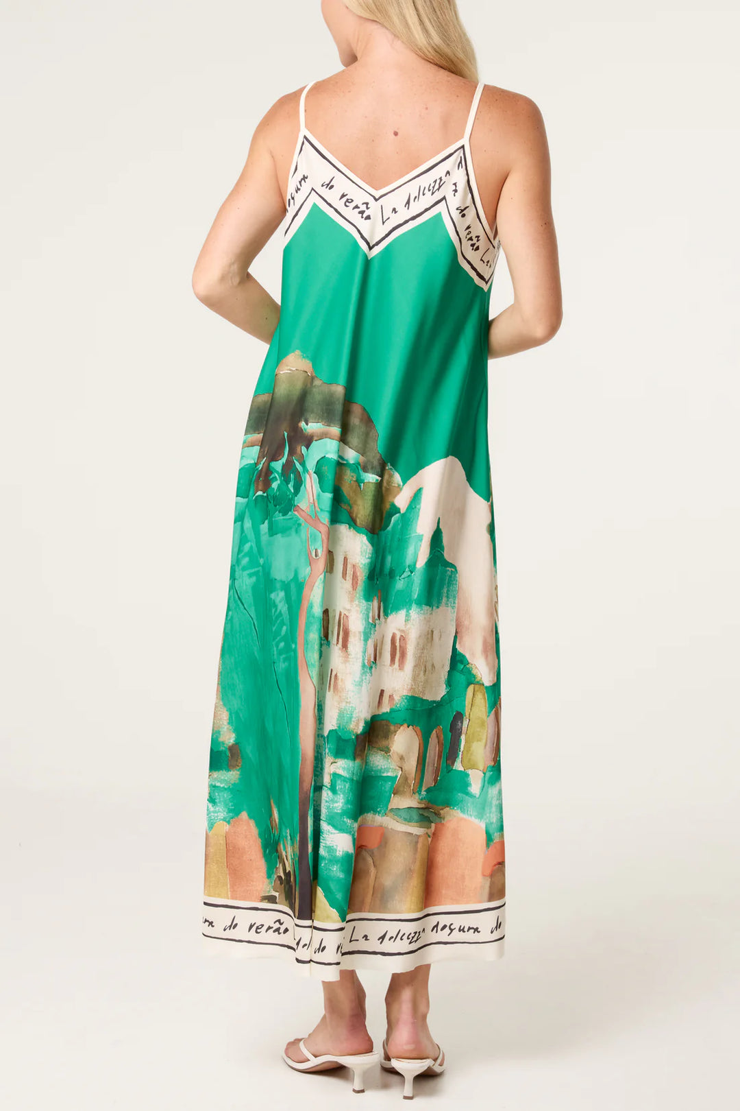 Watercolour Dress, Multi Colours