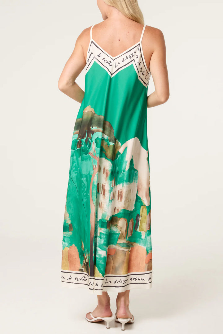 Watercolour Dress, Multi Colours