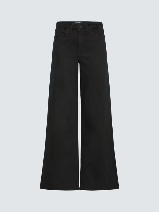 ICHI Twiggy Wide Jeans, black