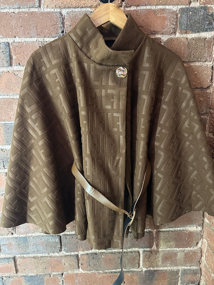 Brown Geo Cape