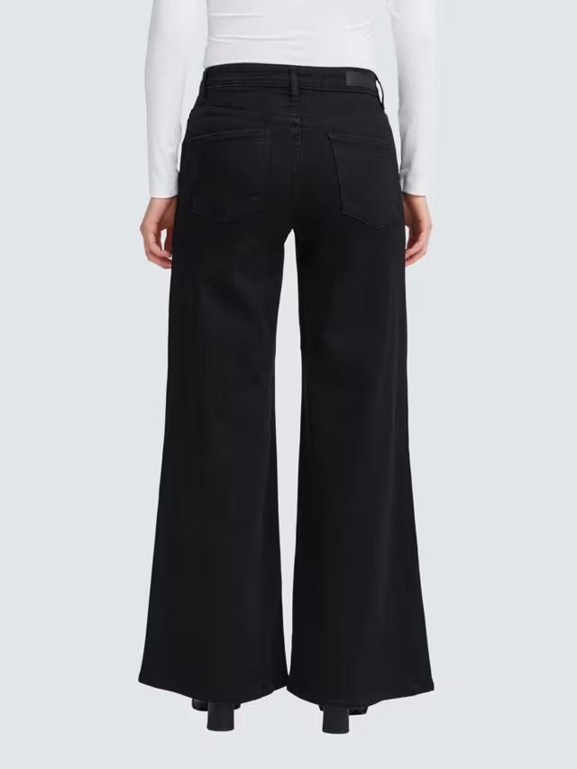 ICHI Twiggy Wide Jeans, black