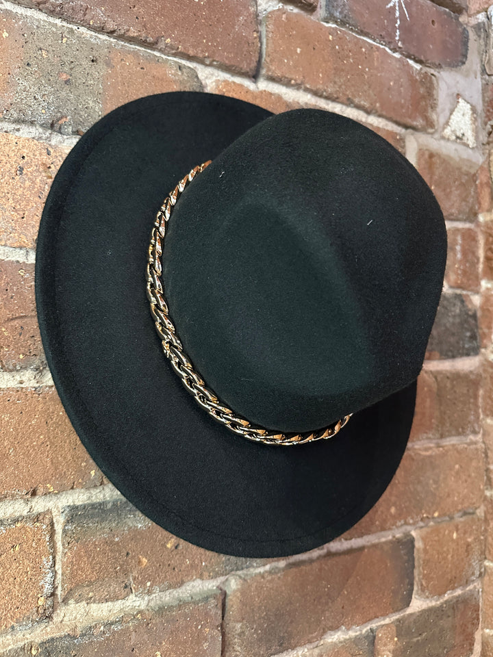 Black Fedora Hat