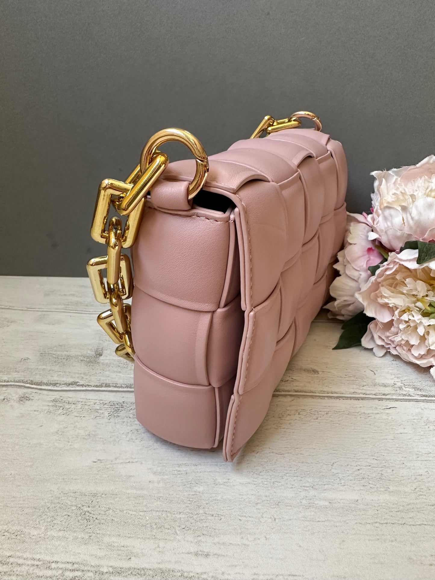 Sample Sale Pink Weave Bag