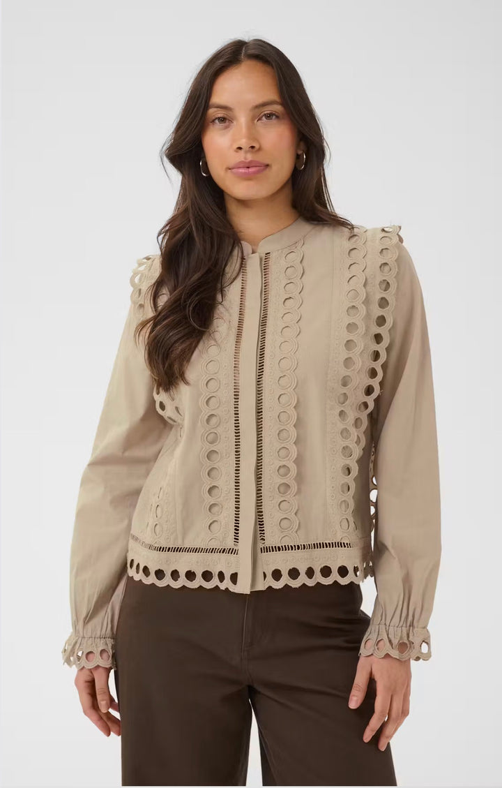 Saint Tropez Marlee Shirt, Weathered Teak