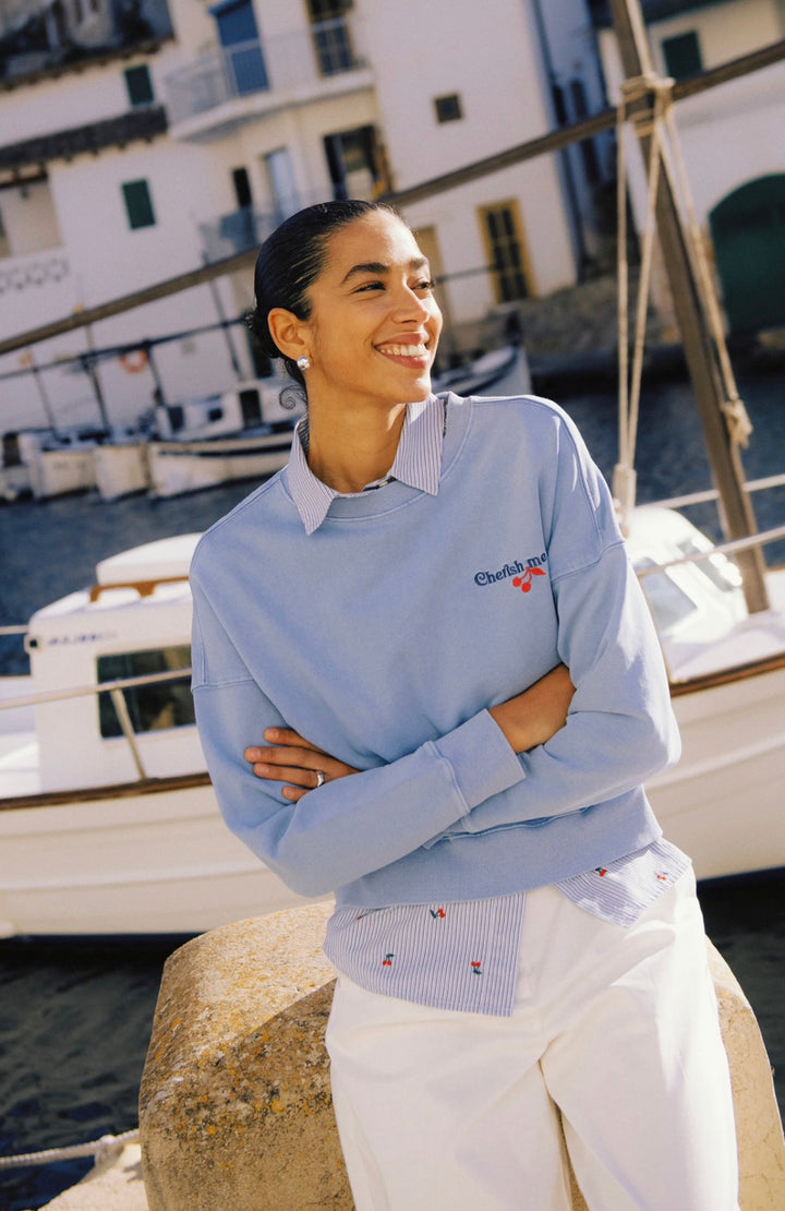 Byoung Byrasma Cherish Sweatshirt, Blue