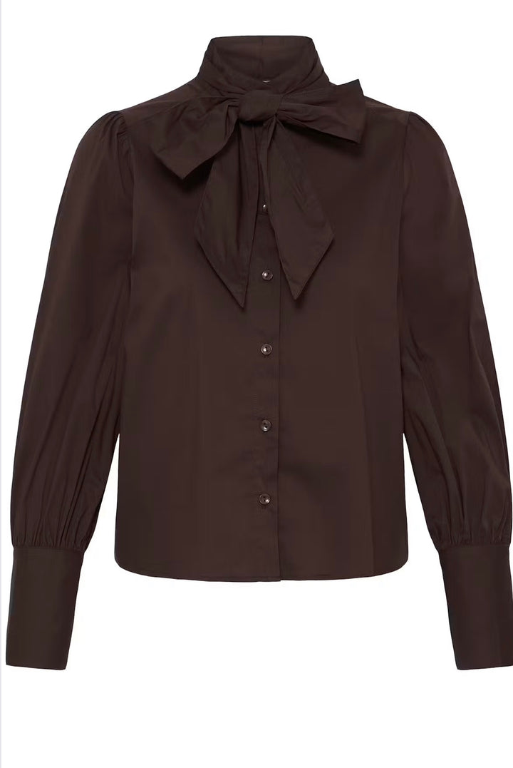 Byoung Byidol Bow Shirt, Java