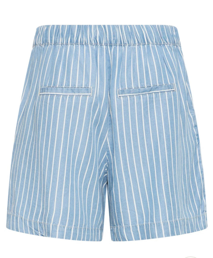 Byoung ByKosmo Shorts, Light Denim Stripe