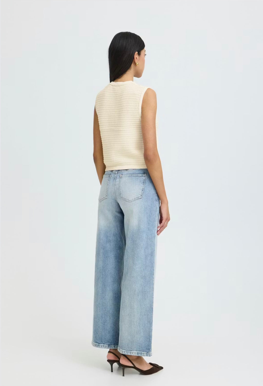 Byoung ByMikala Short Waistcoat, Birch