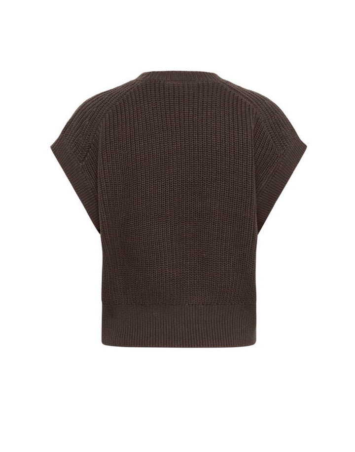 Saint Tropez Trune Vest, Chocolate Brown