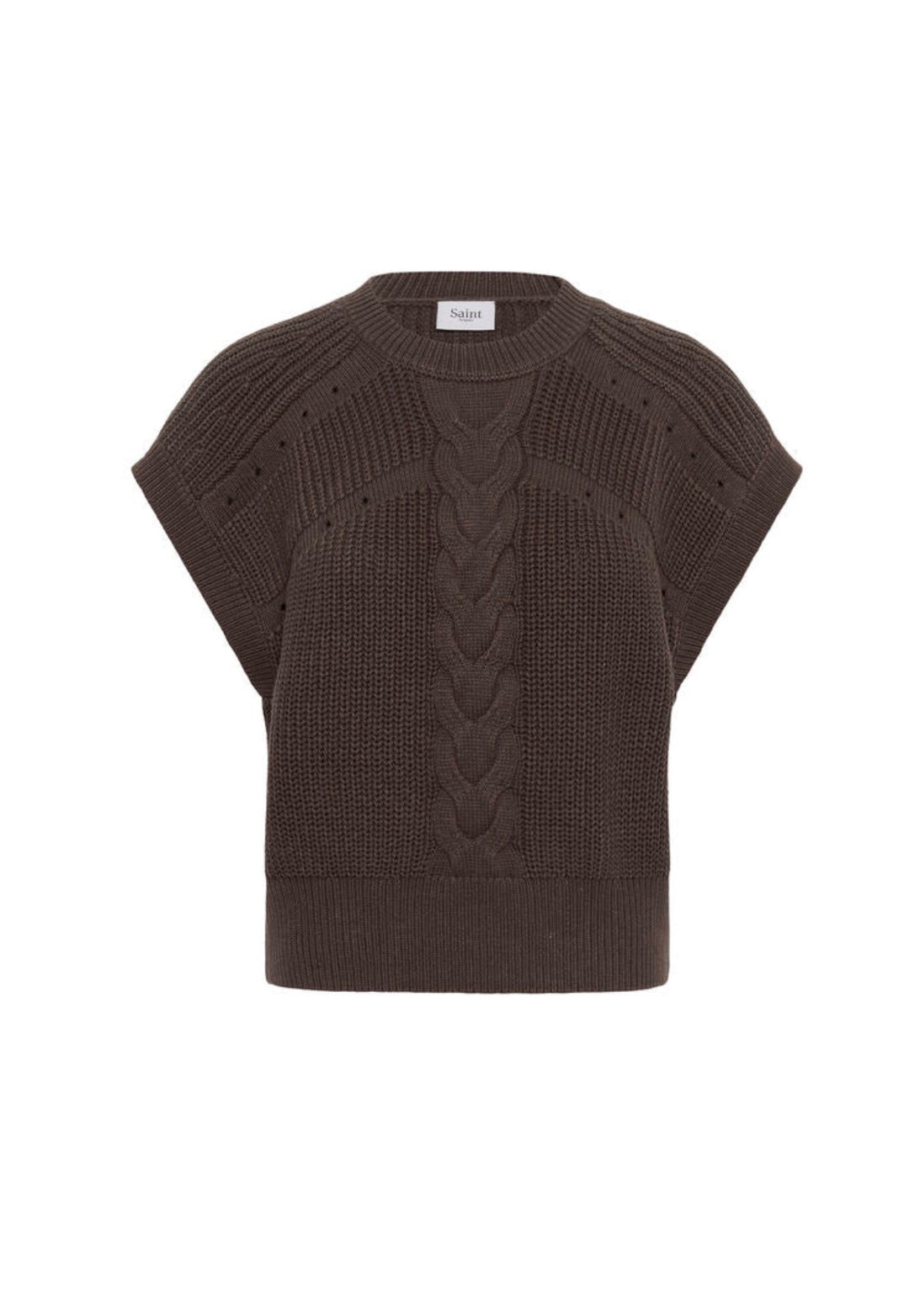 Saint Tropez Trune Vest, Chocolate Brown