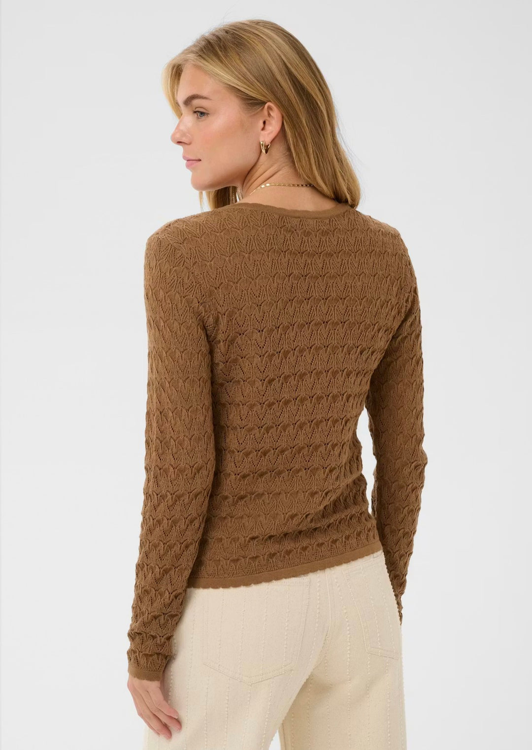 Saint Tropez Ronette Cardigan, Toasted Coconut