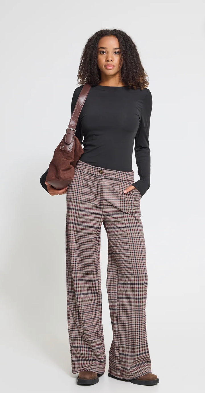 Ichi IhKate Check Pant