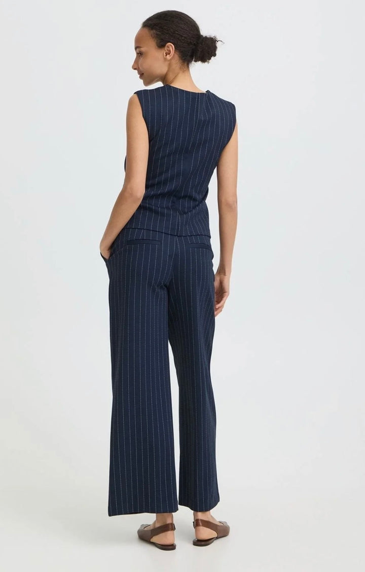 Byoung ByRowan Wide Pants, Dark Sapphire