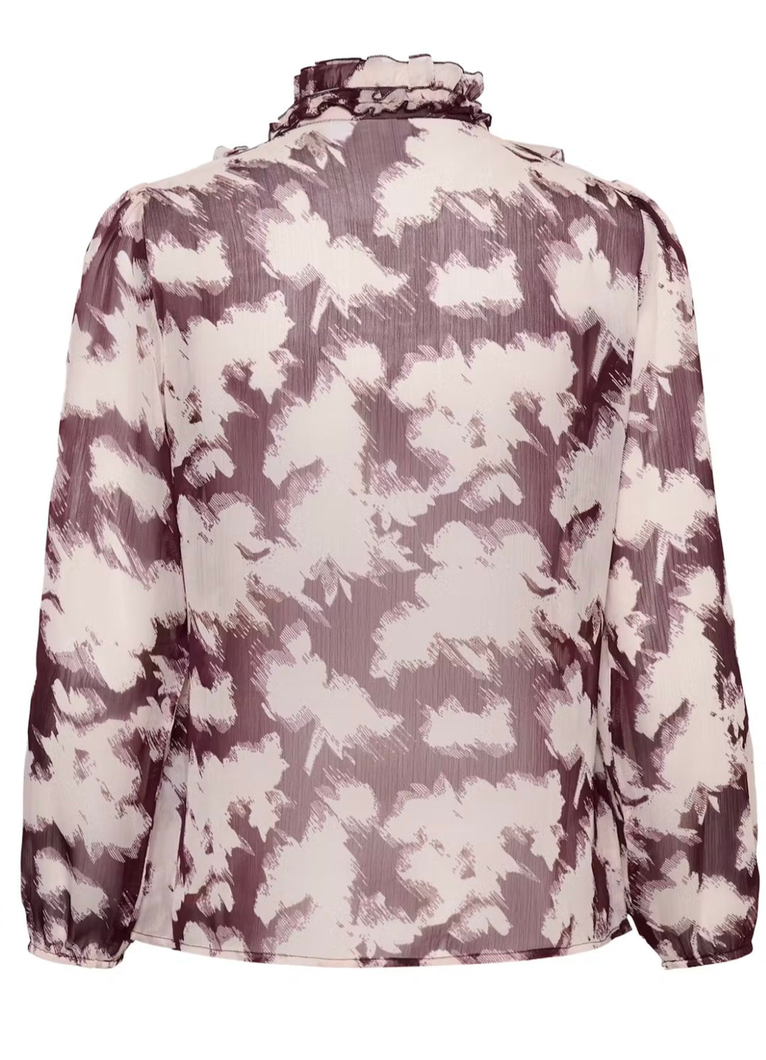 Saint Tropez Lilja LS Shirt, Winetasting/Shadow Blooms