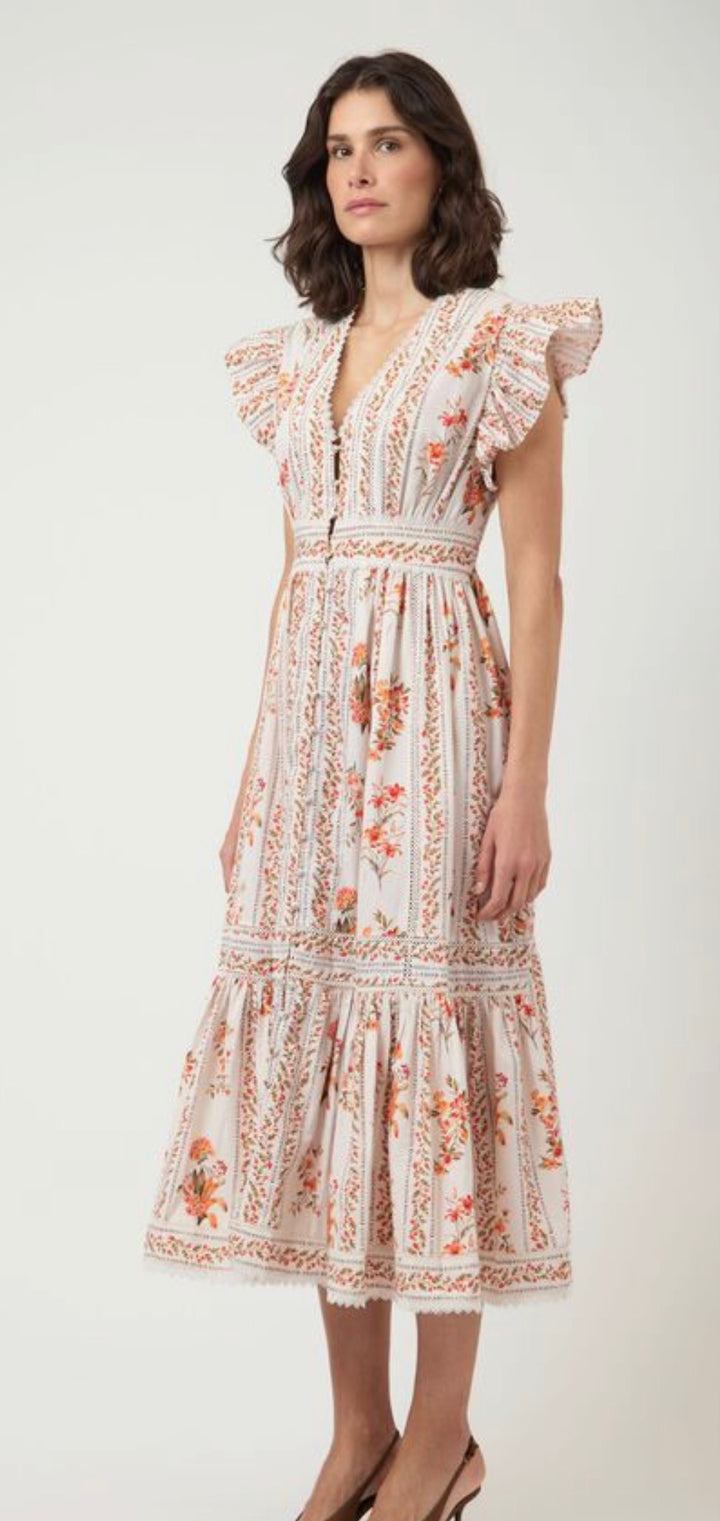 Yas Floratina Dress, Pristine