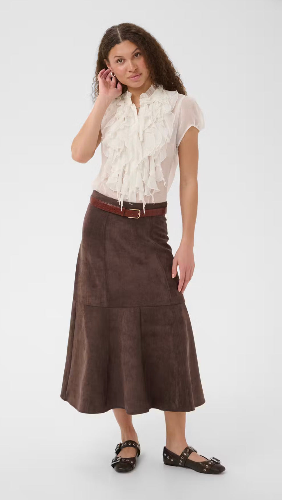 Saint Tropez Lilja SS Shirt, Ice White