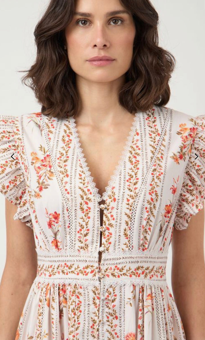 Yas Floratina Dress, Pristine